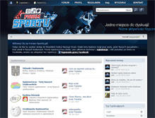 Tablet Screenshot of forum-sportu.pl